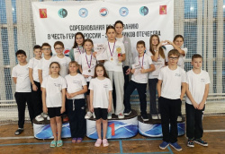 Соревнования по плаванию в честь героев России - защитников Отечества