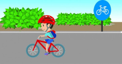Информация для населения  о правилах безопасного передвижения на велосипеде   