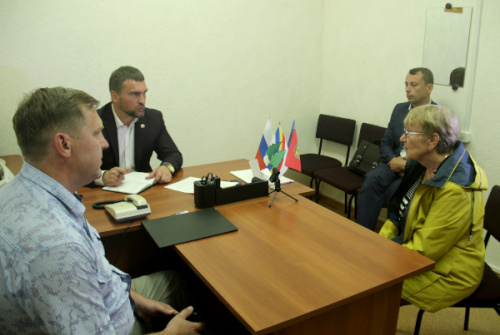 На приёме у представителя Фонда капитального ремонта