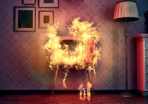 Информация для населения о правилах поведения в случае возгорания бытовой техники