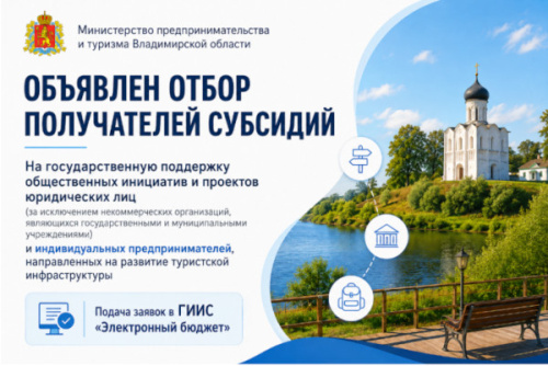 Объявлен конкурсный отбор  на  предоставления  субсидий в ГИИС «Электронный бюджет»